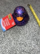 Novelty World - Dazzle Duckie - Blue &amp; Pink Glitter - Rubber Duck - $8.79