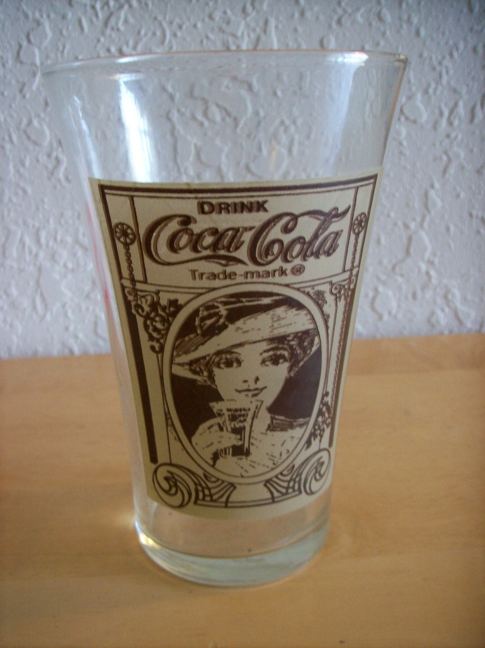 Primary image for Vintage Coca Cola Re-creation Flair Style Glass 