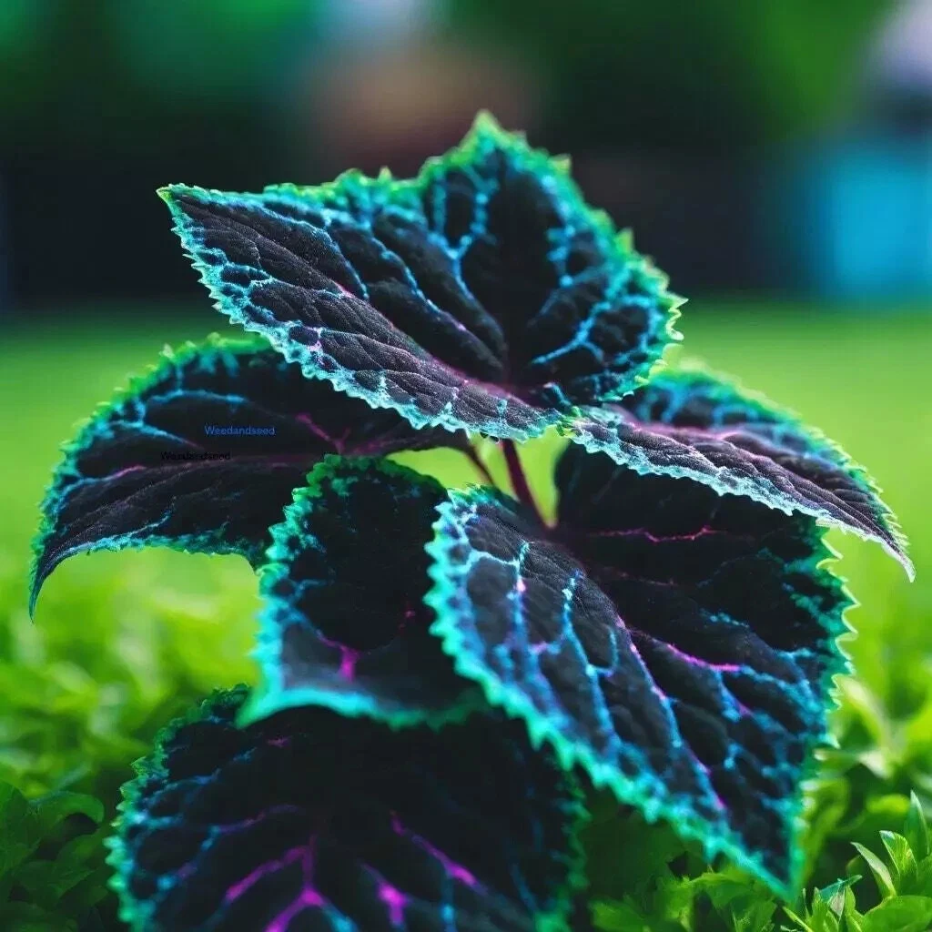 Coleus 20 AUTHENTIC Seeds Rare color Blue Black Green flower plant lawn - $10.04