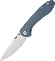 CJRB Small Feldspar Linerlock Folding Knife 3&quot; D2 Tool Steel Blade G10 Handle - £48.40 GBP