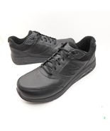 New Balance 928 V2 Mens Size 13 6E Black Leather Walking Shoes mw928bk2 - $53.99