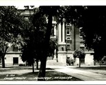 RPPC - Tribunale Casa - Holdrege Ne Nebraska - Non Usato Cartolina P9 - £9.86 GBP