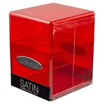 Ultra Pro Deck Box: Satin Cube: Glitter Red - £12.88 GBP