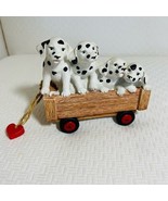 Dalmatians Dogs in Wagon Musical Decor Collectible Westland You’ve got a... - $32.42 CAD