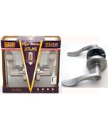 NEW Atlas Home Security RIGHT Door Handle Keyed Entry Nickel Lever Lock ... - £14.01 GBP