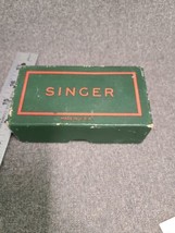 Vtg Singer Sewing Machine  Attachments Singer Machine 120360 + Wooden Needle box - £27.64 GBP