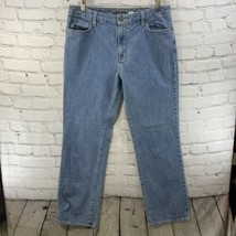 Eddie Bauer Blue Jeans Womens Sz 12 Vintage Light Wash - $19.79