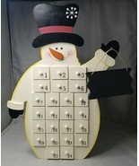 Christmas Snowman Advent Calendar With Drawers Can Be Personalized - £29.31 GBP