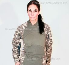 NEW MASSIF FLAME RESISTANT FR ARMY COMBAT SHIRT ACU DIGITAL ACS SHIRT AL... - $34.79