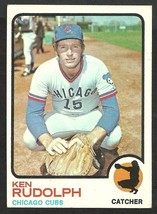 Chicago Cubs Ken Rudolph 1973 Topps Baseball Card # 414 vg - £0.40 GBP
