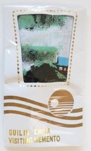 Vintage handkerchief hanky Li River Guilin China souvenir cotton printed scene  - £10.95 GBP