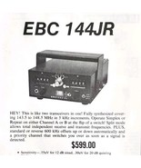 1975 Emergency Beacon EBC 144JR Transceiver Advertisement Electronics DW... - $34.26 CAD