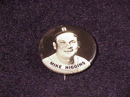 Vintage Mike Higgins Baseball Pinback Button, Pin - £5.55 GBP