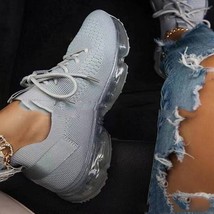 Women Sneakers Summer Outdoor Sports Shoe Grey 42 - £26.31 GBP