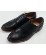 Apt. 9 Wilbur Men&#39;s Black Wingtip Dress Shoes Size 10.5 Wide NEW - £55.63 GBP