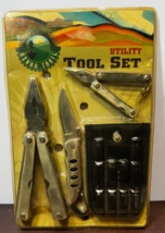 NEW Ozark Trail Combo Knife utility Set: Knife, 2 multi tools,  screwdriver bits - £19.98 GBP