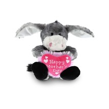Happy Mother&#39;S Day Stuffed Animal, Mom Heart Message Teddy - Donkey - £32.41 GBP