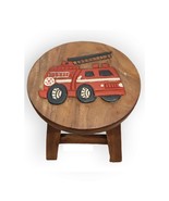 Children Stool Animal Heroes Fairytale Motifs Solid Wood Chair Stool Acacia - $921.45 MXN+