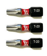 Milwaukee SHOCKWAVE Impact Duty 1 Inch T20 Torx Alloy Steel Insert Bit 3... - $108.76 MXN
