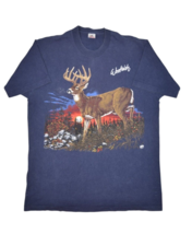 Vintage Woolrich T Shirt Mens XL Buck Deer Nature Animal Made in USA - $15.55