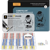 Ccubefeller® 310 Pcs Solder Seal Wire Connectors,Self-Solder Heat Shrink... - £28.39 GBP