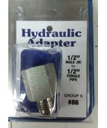 Hydraulic Adapter 1/2&quot; MALE JIC X 1/2” FEMALE PIPE - €17,32 EUR