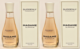 SUDDENLY Madame Glamour Women Eau de Parfum 2 x 75 ml 2.5 oz LIDL BIG Size - $17.99