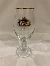 Stella Artois Chalice Belgium Beer Glass M16 33cl Gold Trim Anno 1366 EUC - £7.55 GBP
