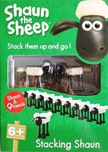 Aardman Famous Movie Shaun the Sheep - 2007 Stacking Shaun and 9 friends Boxset - £50.50 GBP