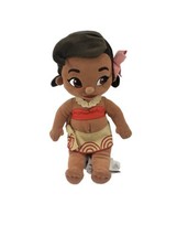 Disney Store Exclusive Animators 12&quot; Princess Moana Plush Toddler Baby Toy Doll - £7.87 GBP