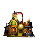 Lemax Bell&#39;s Gourmet Popcorn Factory Lights Sounds Christmas Village Por... - $2,028.09 MXN