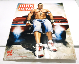 WWE WWF 2000&#39;s Raw And Smack Down Poster Vintage John Cena From WWE Magazine - £33.73 GBP