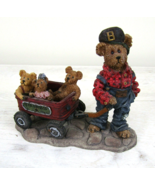 Boyds Bears &amp; Friends The Bearstone Collection “Rollin’ Along” 1999 #227727 - £15.71 GBP