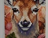 Diamond Dotz Floral Deer Special Edition Design 11''x14'' Fabric 13.8'' ... - $16.82