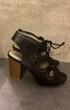 EUC A.N.A Ravi Black Sandals Size 8  - £21.70 GBP