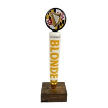 Guinness Blonde Irish Draft Beer Tap Handle Maryland Flag Harp RARE - $148.49