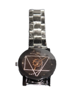 Fashion Luxury Full Stainless Steel Quartz Watch Men NEW Black Battery I... - $18.00
