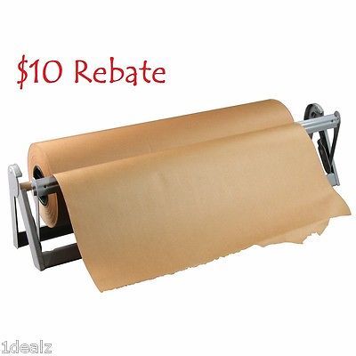 30" Paper Cutter Dispenser for Butcher Gift Wrap and Kraft Roll Paper + Rebate  - $70.78