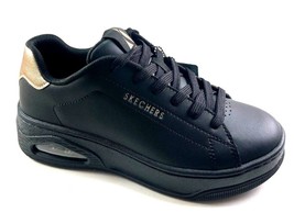 Skechers 177700 Black Uno Court on Air Memory Foam Lace Up Sneaker - £60.32 GBP