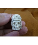 (SKULL-W68) Medium white full skeleton Skull figurine Bali antler crafte... - $953.76 MXN