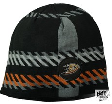 OTH Anaheim Ducks NHL Old Time Hockey Team Knit Beanie Uncuffed Winter Hat - $18.99