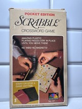 Vintage (1978) POCKET EDITION SCRABBLE NEW!! OLD STOCK Unused, Unpunched - $37.39