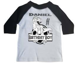 T-Rex Dinosaur Birthday Shirt | Birthday Boy Dinosaurs Shirt | Dinosaur T Shirt  - £19.72 GBP - £22.09 GBP