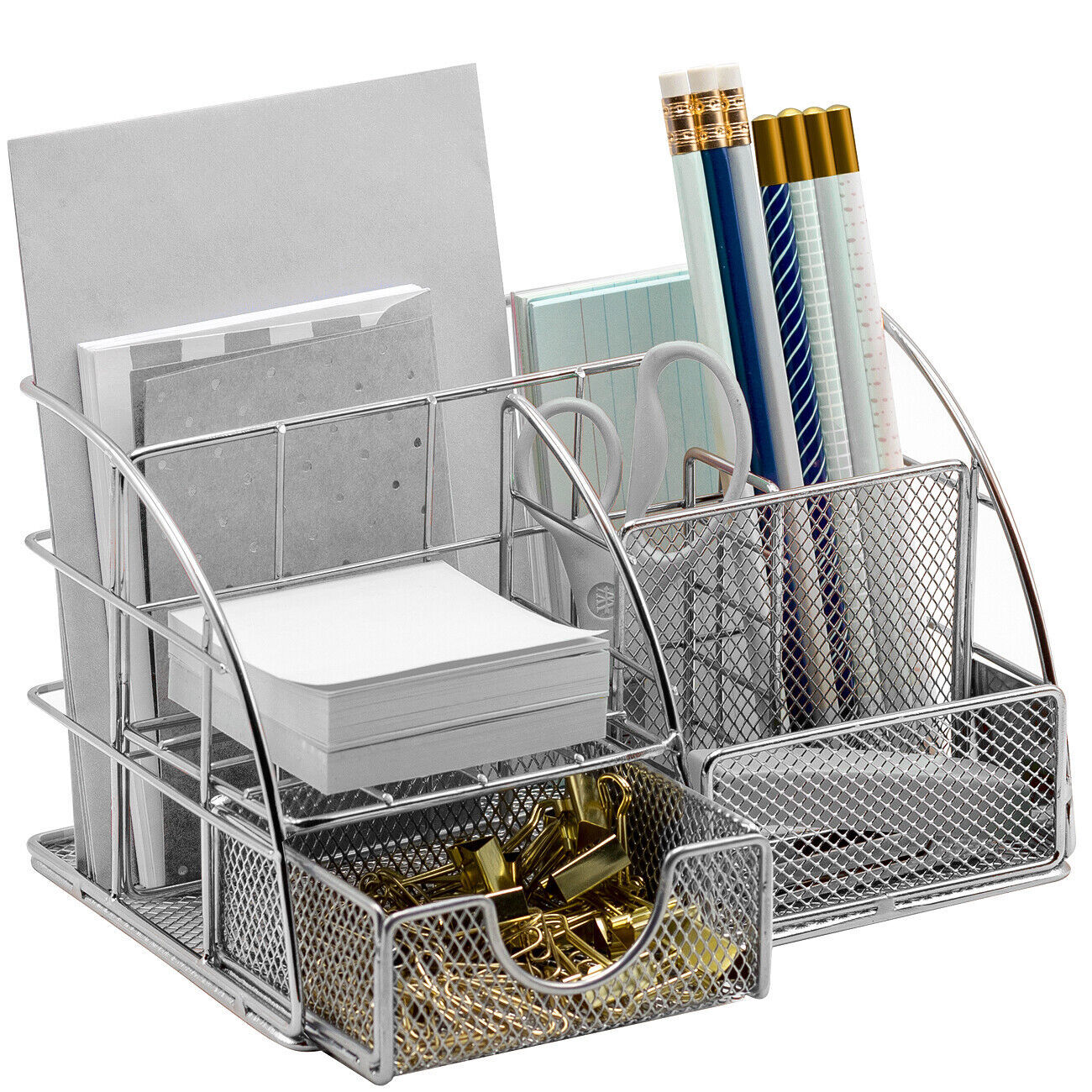 Primary image for Office Desk Organizer for Supplies & Accessories - Mesh Desktop Organization