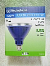 WESTINGHOUSE 100 Watt Equivalent Using 15 Watts PAR38 Reflector LED Blue... - £15.12 GBP