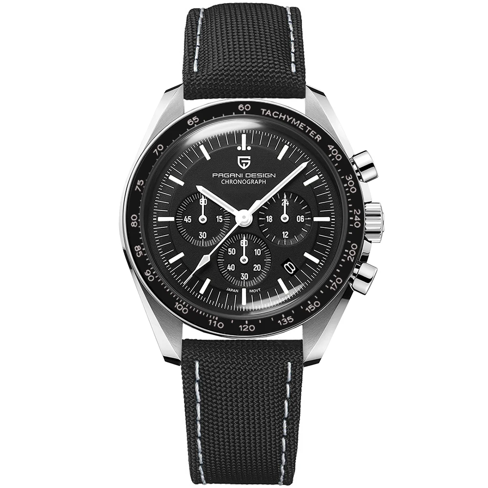 Moon Mens Watches Top Brand Luxury Quartz Watch For Men Chronograph Lumi... - £184.83 GBP