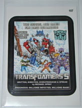 2015 Topps Wacky Packages &quot;TRANSFOAMERS 5&quot; Card# 75 - $95.18 MXN