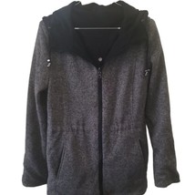 Men&#39;s Hooded Dark Gray Jacket - £26.91 GBP