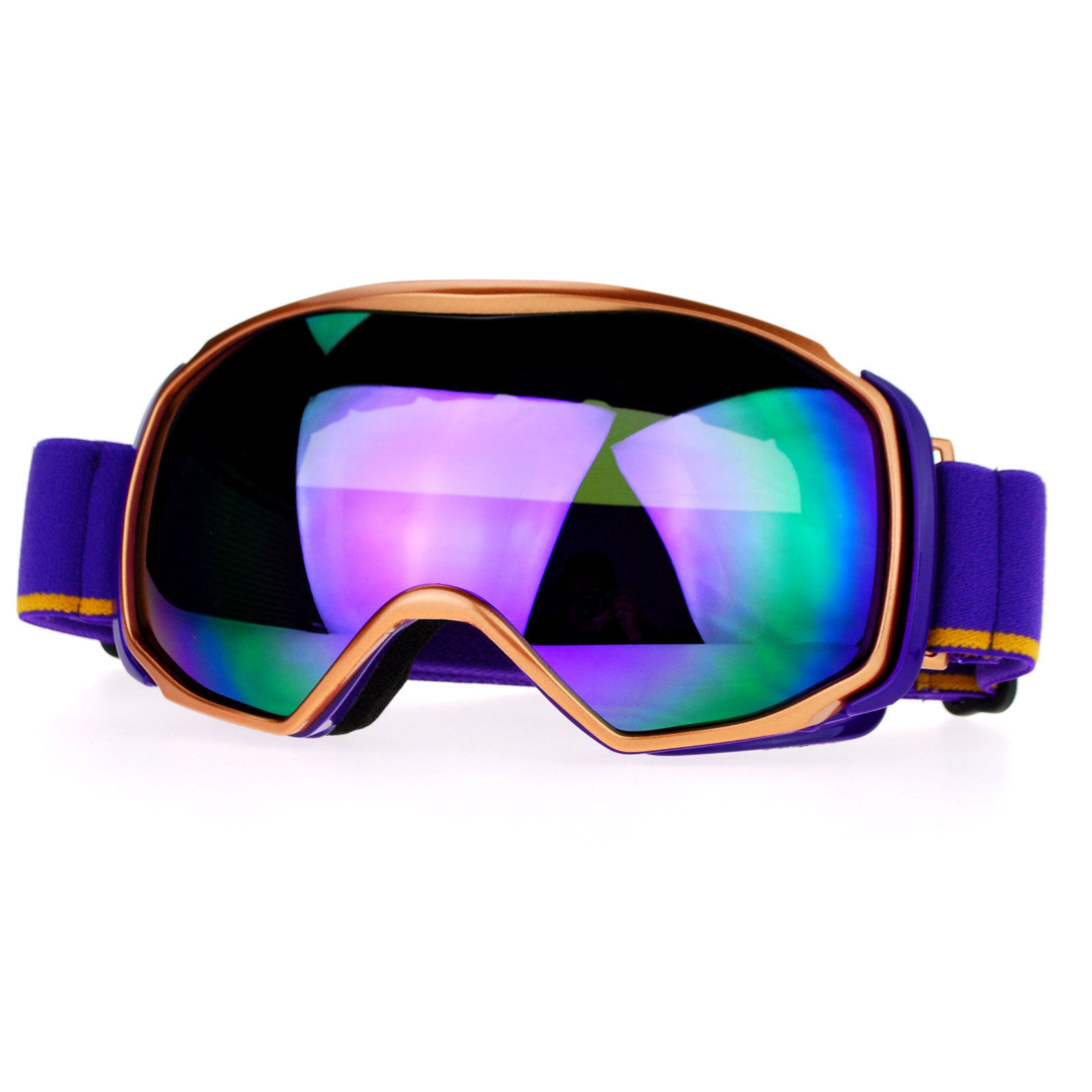 Snowboard Ski Goggles Sports Goggle Color Mirror Antifog Double Lens - $25.83