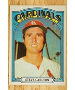 1972 Topps Vintage Baseball Card Steve Carlton #420 Cardinals - $4.94